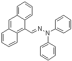 CAS # 37619-78-6, 9-Anthracenecarboxaldehyde diphenylhydrazone, 9-Anthracenecarboxaldehyde 2,2-diphenylhydrazone, HY 09