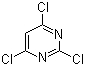 2,4,6-Trichloropyrimidine molecular structure (CAS 3764-01-0)