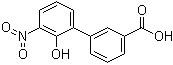 structure of CAS# 376591-95-6, 2'-羟基-3'-硝基联苯-3-羧酸