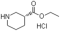 structure of CAS# 37675-19-7, (R)-Piperidine-3-carboxylic acid ethyl ester hydrochloride