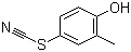 structure of CAS# 3774-53-6, 2-Methyl-4-thiocyanatophenol