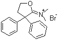 CAS # 37743-18-3, 3,3-Diphenyltetrahydrofuran-2-ylidene(dimethyl)ammonium bromide, Dihydro-N,N-dimethyl-3,3-diphenyl-2(3H)-furaniminium bromide