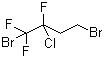 CAS # 378-13-2, 2-Chloro-1,4-dibromo-1,1,2-trifluorobutane