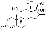 CAS 登录号：378-44-9, 倍他米松, 16b-甲基-11b,17a,21-三羟基-9a-孕甾-1,4-二烯-3,20-二酮