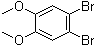 CAS # 37895-73-1, 1,2-Dibromo-4,5-dimethoxybenzene, 4,5-Dibromo-1,2-dimethoxybenzene, 4,5-Dibromoveratrole