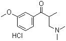 CAS 登录号：37951-53-4, 3-(二甲基氨基)-1-(3-甲氧基苯基)-2-甲基-1-丙酮盐酸盐