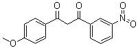 CAS 登录号：37975-16-9, 1-(4'-甲氧基苯基)-3-(3'-硝基苯基)丙烷-1,3-二酮