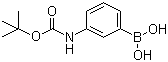 structure of CAS# 380430-68-2, 3-Boc-aminophenylboronic acid