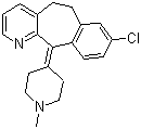 structure of CAS# 38092-89-6, 8-氯-6,11-二氢-11-(1-甲基-4-哌啶叉)-5H-苯并[5,6]环庚烷[1,2-b]吡啶