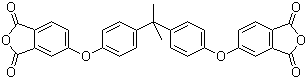 4,4'-(4,4'-Isopropylidenediphenoxy)bis(phthalic anhydride) molecular structure (CAS 38103-06-9)