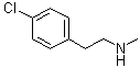 structure of CAS# 38171-31-2, 4-Chloro-N-methylbenzeneethanamine