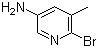 CAS # 38186-83-3, 5-Amino-2-bromo-3-methylpyridine, 5-Amino-2-bromo-3-picoline