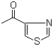 CAS # 38205-66-2, 4-Acetylthiazole, Methyl 4-thiazolyl ketone, 1-(4-Thiazolyl)ethanone