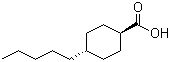 CAS # 38289-29-1, trans-4-Pentylcyclohexanecarboxylic acid, trans-4-n-Pentylcyclohexanecarboxylic acid