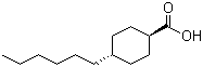 CAS # 38289-30-4, trans-4-Hexylcyclohexanecarboxylic acid