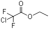 CAS # 383-62-0, Ethyl chlorodifluoroacetate, Chlorodifluoroacetic acid ethyl ester