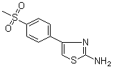 CAS # 383131-95-1, 4-[4-(Methylsulfonyl)phenyl]thiazol-2-amine, [4-(4-Methylsulfonylphenyl)thiazol-2-yl]amine