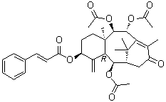 Taxinine molecular structure (CAS 3835-52-7)