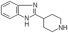 CAS # 38385-95-4, 2-(4-Piperidyl)-1H-1,3-benzimidazole, 2-(Piperidin-4-yl)-1H-1,3-benzodiazole, 2-(Piperidin-4-yl)-1H-benzimidazole, 2-Piperidin-4-yl-1H-benzoimidazole