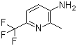 structure of CAS# 383907-17-3, 2-Methyl-6-(trifluoromethyl)-3-pyridinamine