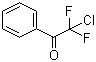 2-氯-2,2-二氟苯乙酮分子结构 (CAS 384-67-8)
