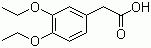 3,4-Diethoxyphenylacetic acid molecular structure (CAS 38464-04-9)
