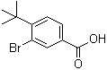 structure of CAS# 38473-89-1, 3-溴-4-叔丁基苯甲酸