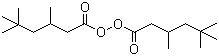 CAS # 3851-87-4, 3,5,5-Trimethylhexanoyl peroxide, Bis(3,5,5-trimethylhexanoyl) peroxide