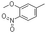 CAS # 38512-82-2, 2-Methoxy-4-methylnitrobenzene, 2-Nitro-5-methylanisole, 3-Methoxy-4-nitrotoluene, 3-Methyl-6-nitroanisole, 5-Methyl-2-nitroanisole, NSC 124451