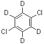 structure of CAS# 3855-82-1, 1,4-Dichlorobenzene-d<sub>4</sub>