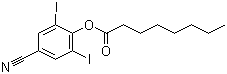 structure of CAS# 3861-47-0, 辛酰碘苯腈