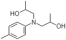 structure of CAS# 38668-48-3, 1,1'-((4-Methylphenyl)imino)bis-2-propanol