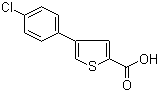 CAS # 386715-46-4, 4-(4-Chlorophenyl)-2-thiophenecarboxylic acid, 4-(4-Chlorophenyl)thiophene-2-carboxylic acid
