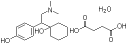 structure of CAS# 386750-22-7, Desvenlafaxine succinate