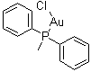 Chloro(methyldiphenylphosphine) gold molecular structure (CAS 38686-38-3)