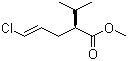 structure of CAS# 387353-77-7, (2S,4E)-5-氯-2-异丙基戊-4-烯酸甲酯