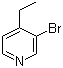 CAS # 38749-76-7, 3-Bromo-4-ethylpyridine, 4-Ethyl-3-bromopyridine