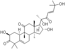 CAS # 3877-86-9, Cucurbitacin D, 17-[(3E)-1,5-Dihydroxy-1,5-dimethyl-2-oxohex-3-en-1-yl]-2,16-dihydroxy-4,4,9,14-tetramethylestr-5-ene-3,11-dione