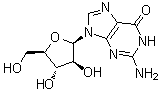structure of CAS# 38819-10-2, 9-beta-D-Arabinofuranosylguanine