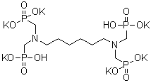 CAS 登录号：38820-59-6, 己二胺四甲叉膦酸六钾盐