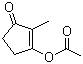 structure of CAS# 3883-57-6, 3-(乙酰氧基)-2-甲基-2-环戊烯-1-酮