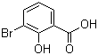 3-Bromo-2-hydroxybenzoic acid molecular structure (CAS 3883-95-2)