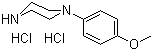 structure of CAS# 38869-47-5, 1-(4-Methoxyphenyl)piperazine dihydrochloride