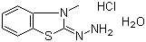 structure of CAS# 38894-11-0, 3-甲基-2-苯并噻唑啉酮腙盐酸盐水合物