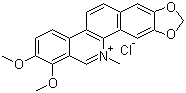 CAS 登录号：3895-92-9, 盐酸白屈菜红碱, 白菜屈红碱氯化物, 白屈菜赤碱氯化物