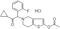 structure of CAS# 389574-19-0, 普拉格雷盐酸盐