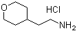 structure of CAS# 389621-77-6, 2-(四氢-2H-吡喃-4-基)乙胺盐酸盐