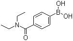 structure of CAS# 389621-80-1, 4-(N,N-二乙氨甲酰基)苯硼酸