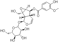 structure of CAS# 39012-20-9, 胡黄连苷 II