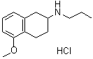 structure of CAS# 3904-24-3, 2-(丙基氨基)-5-甲氧基-1,2,3,4-四氢萘盐酸盐